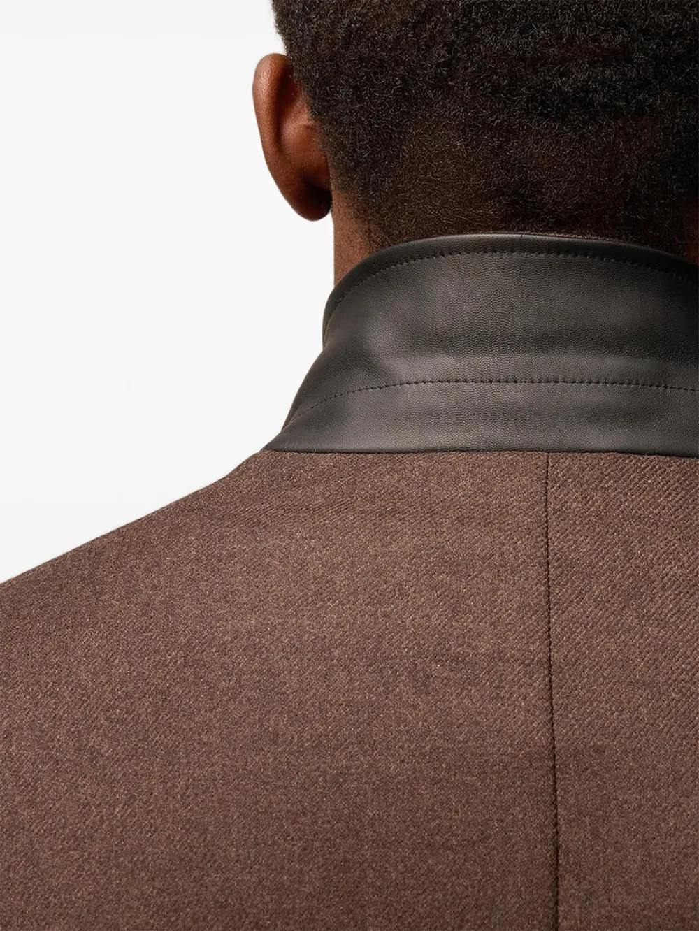 RETORI Blazer met enkele rij knopen Bruin
