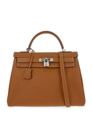 Hermès Pre-Owned 2026 Epsom Leather Handbag | Brown | FARFETCH