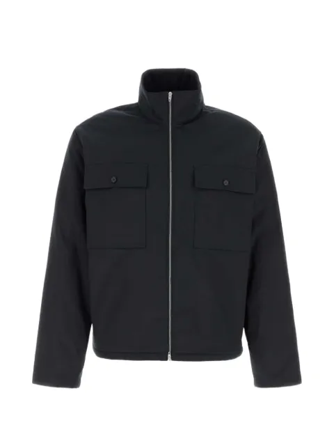 Jil Sander high-neck flap-pocket jacket