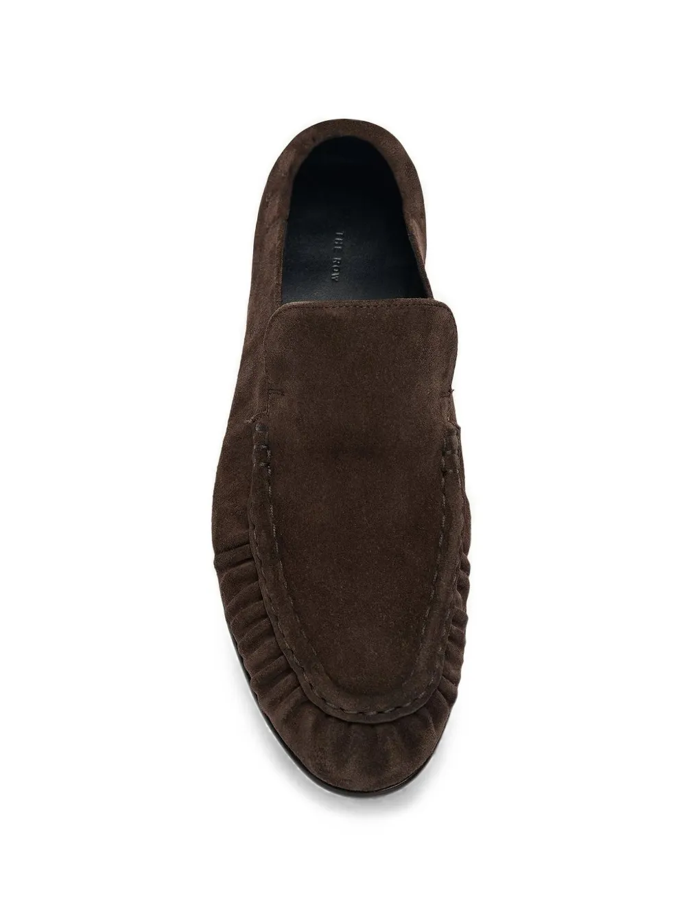 The Row gathered suede loafers Bruin