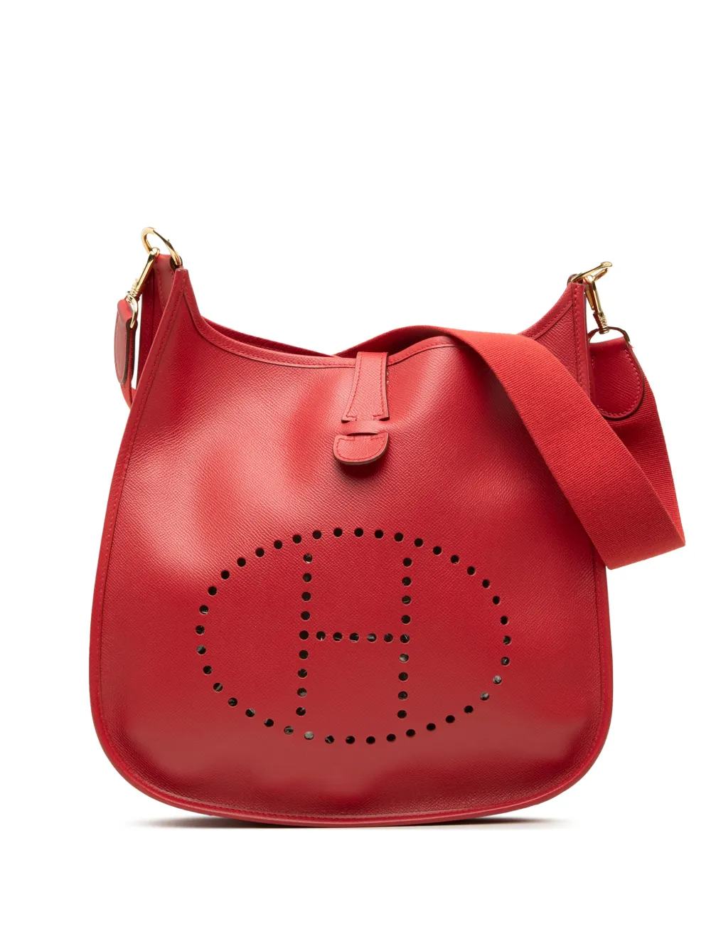 Hermès Pre-Owned 2000 Courchevel Evelyne I 33 crossbody bag - Rot