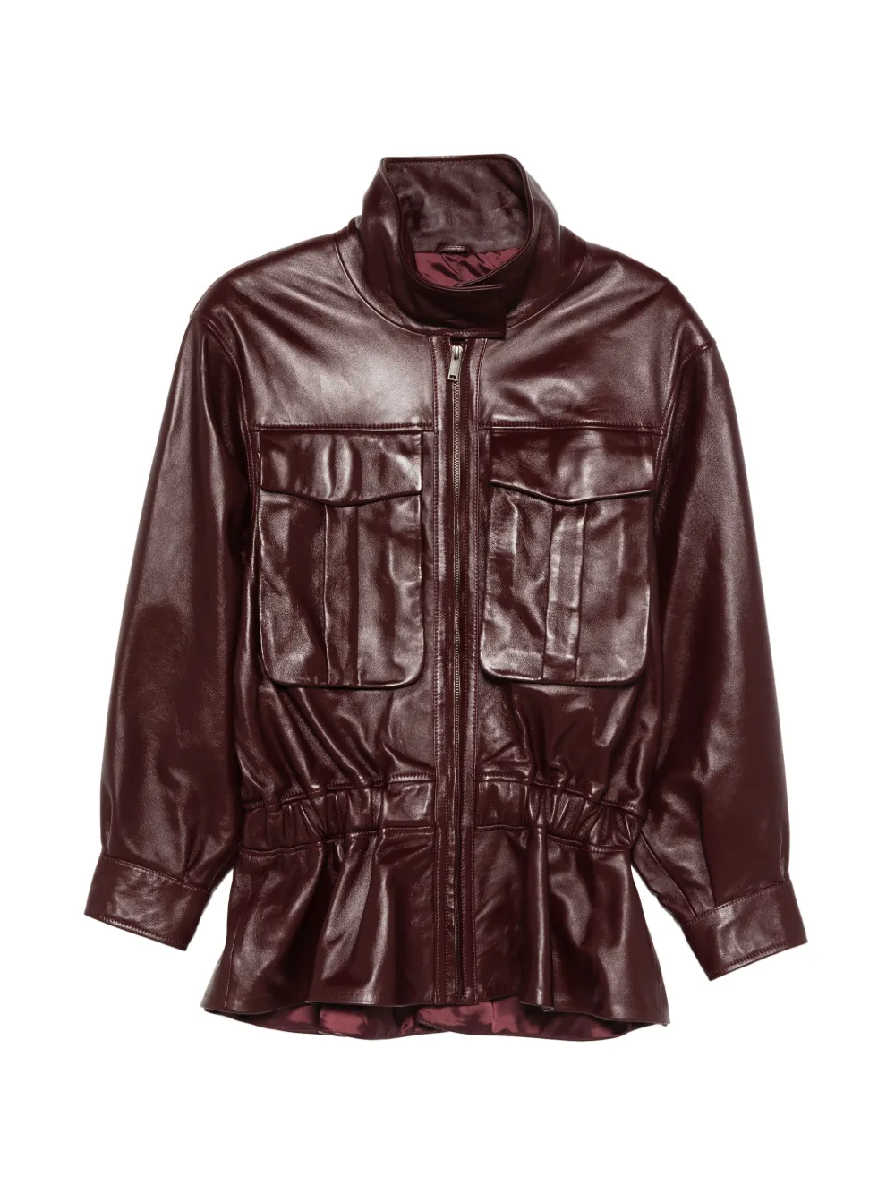ducie Hope leather jacket - Rot