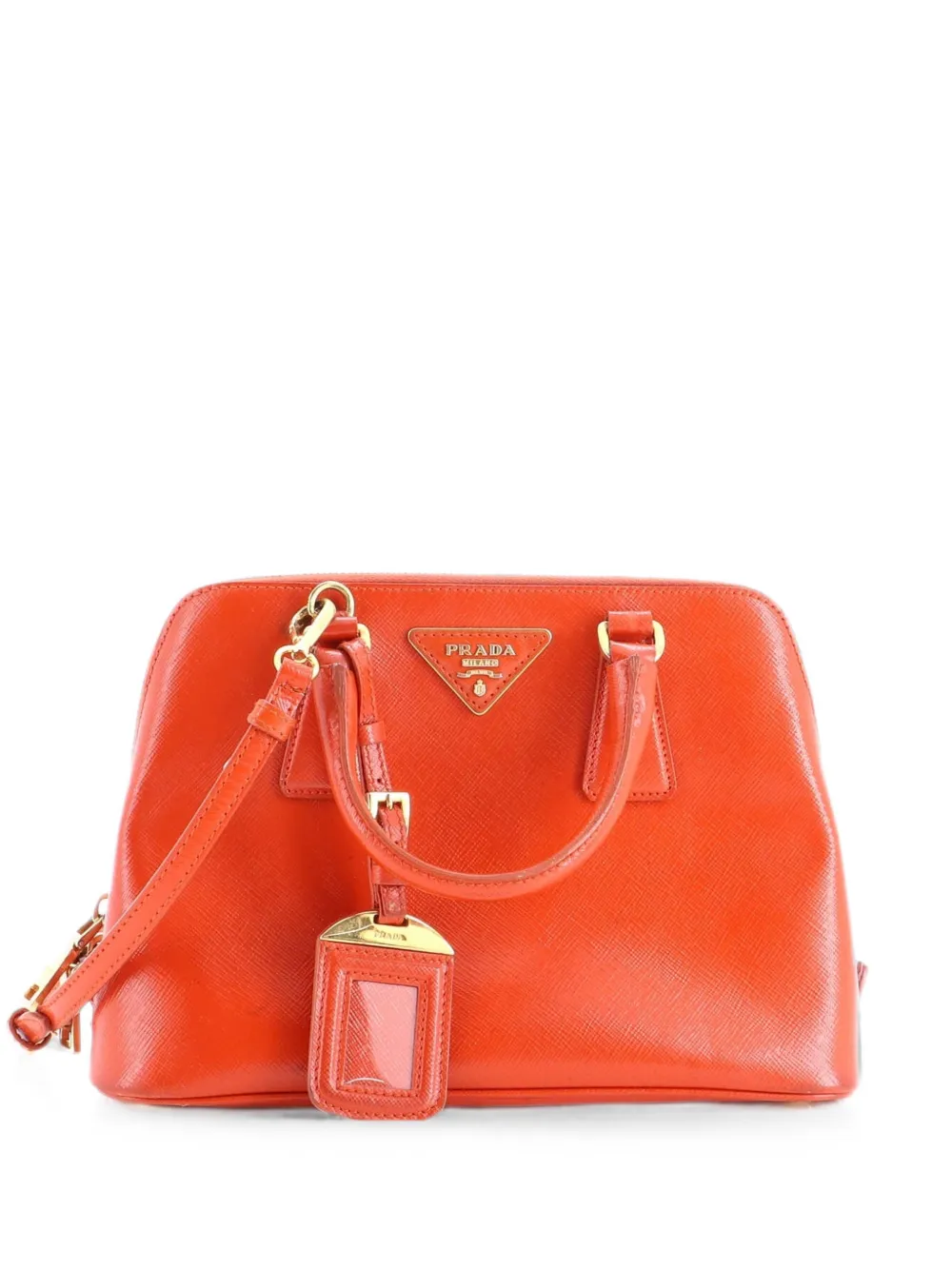 Prada Pre-Owned Promenade XL Satchel-Tasche - Orange