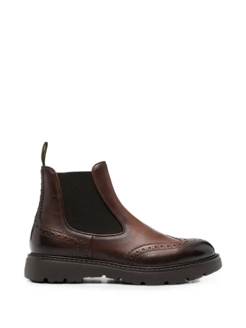 Doucal's brogue-detail Chelsea boots