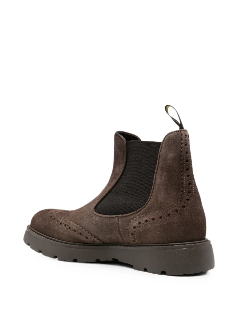Doucal's brogue-detail Chelsea boots Bruin