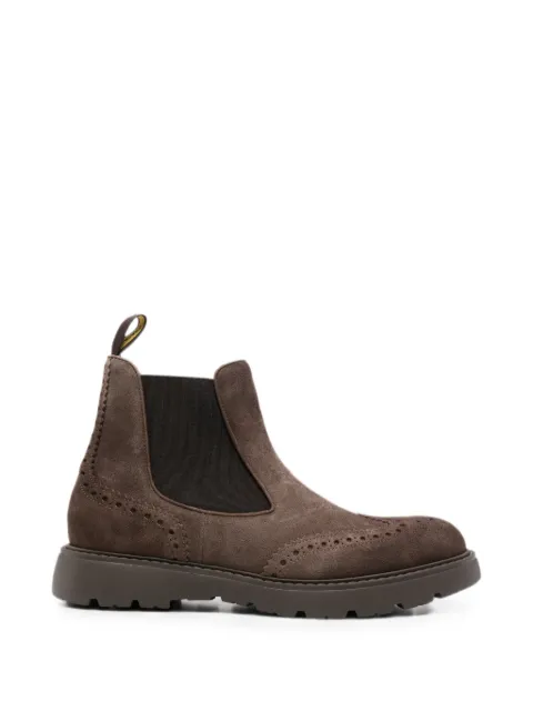 Doucal's brogue-detail Chelsea boots