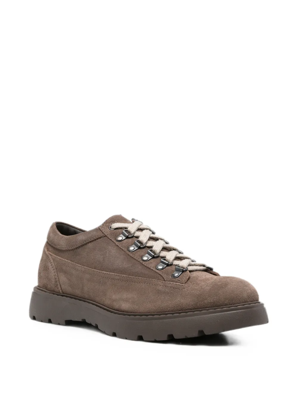 Doucal's lace-up suede boots Bruin