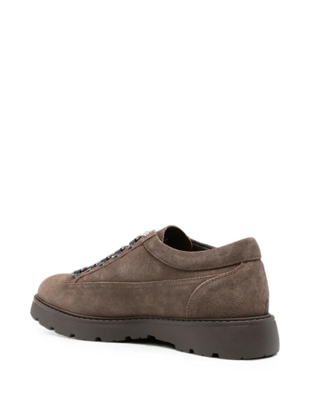 Doucal's lace-up suede boots Bruin