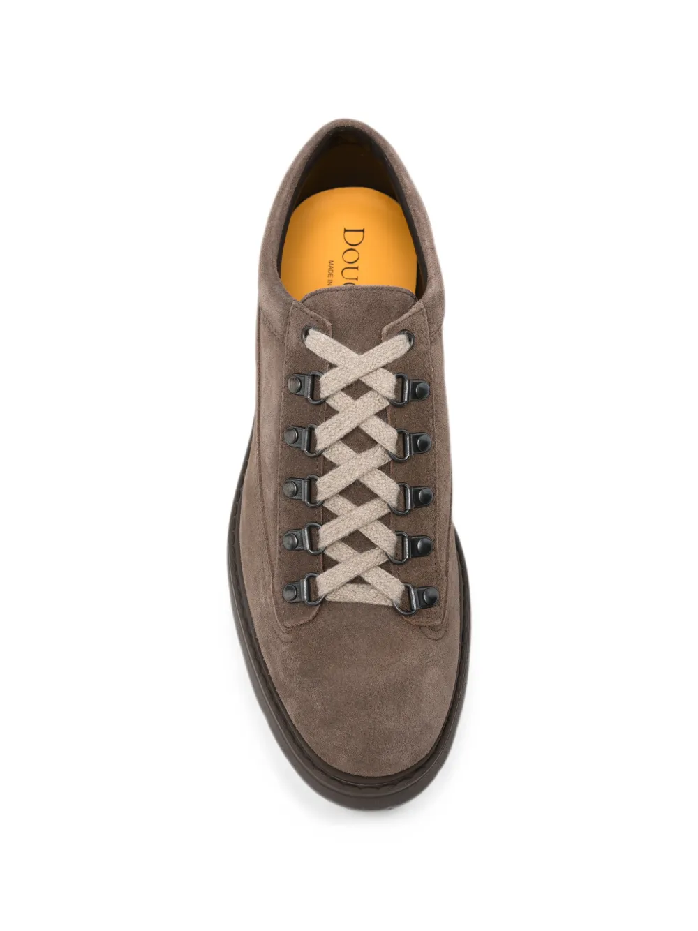 Doucal's lace-up suede boots Bruin