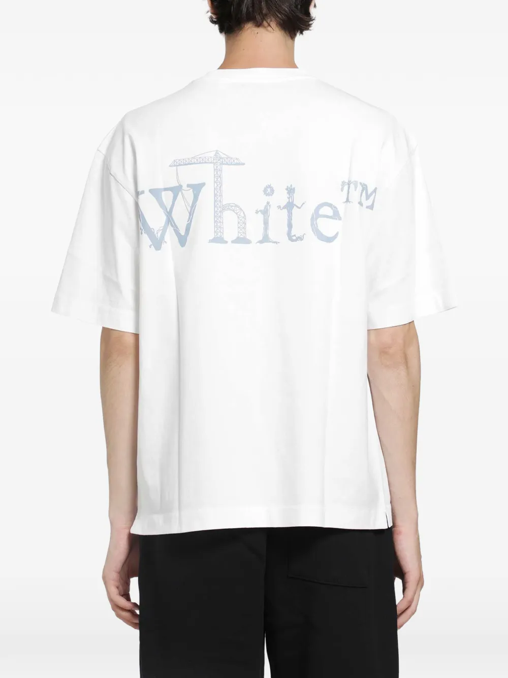 Off-White City Nature Skate T-shirt met korte mouwen Wit