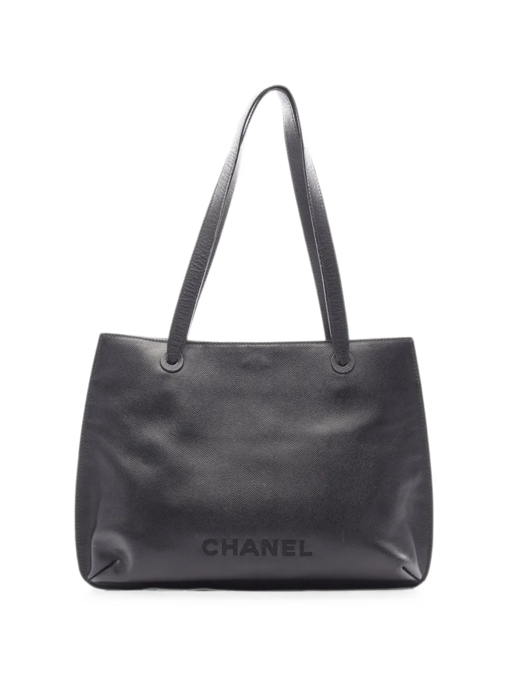 CHANEL Pre-Owned 1997-1999 logo-detail tote bag - Black