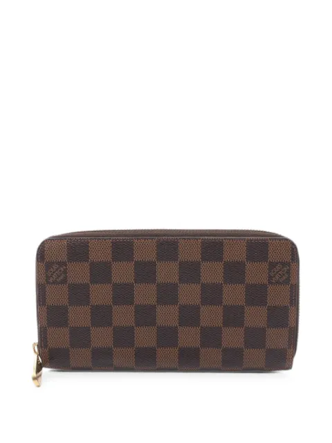 Louis Vuitton Pre-Owned Damier Ebene Zippy 钱包（2012年典藏款）