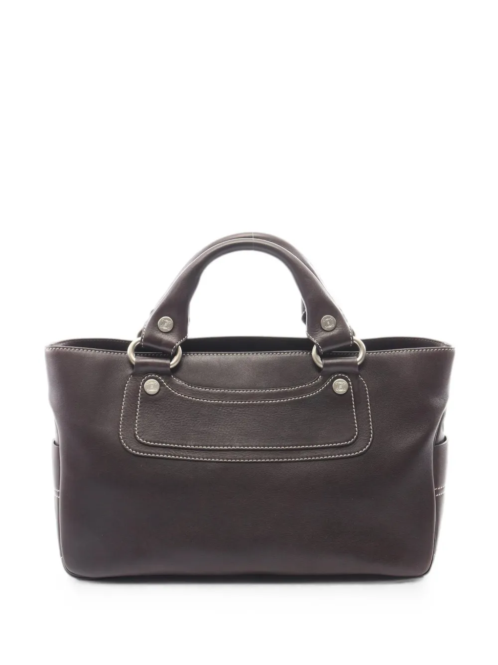 Celine Pre-Owned 2000s Boogie leather tote bag - Brown