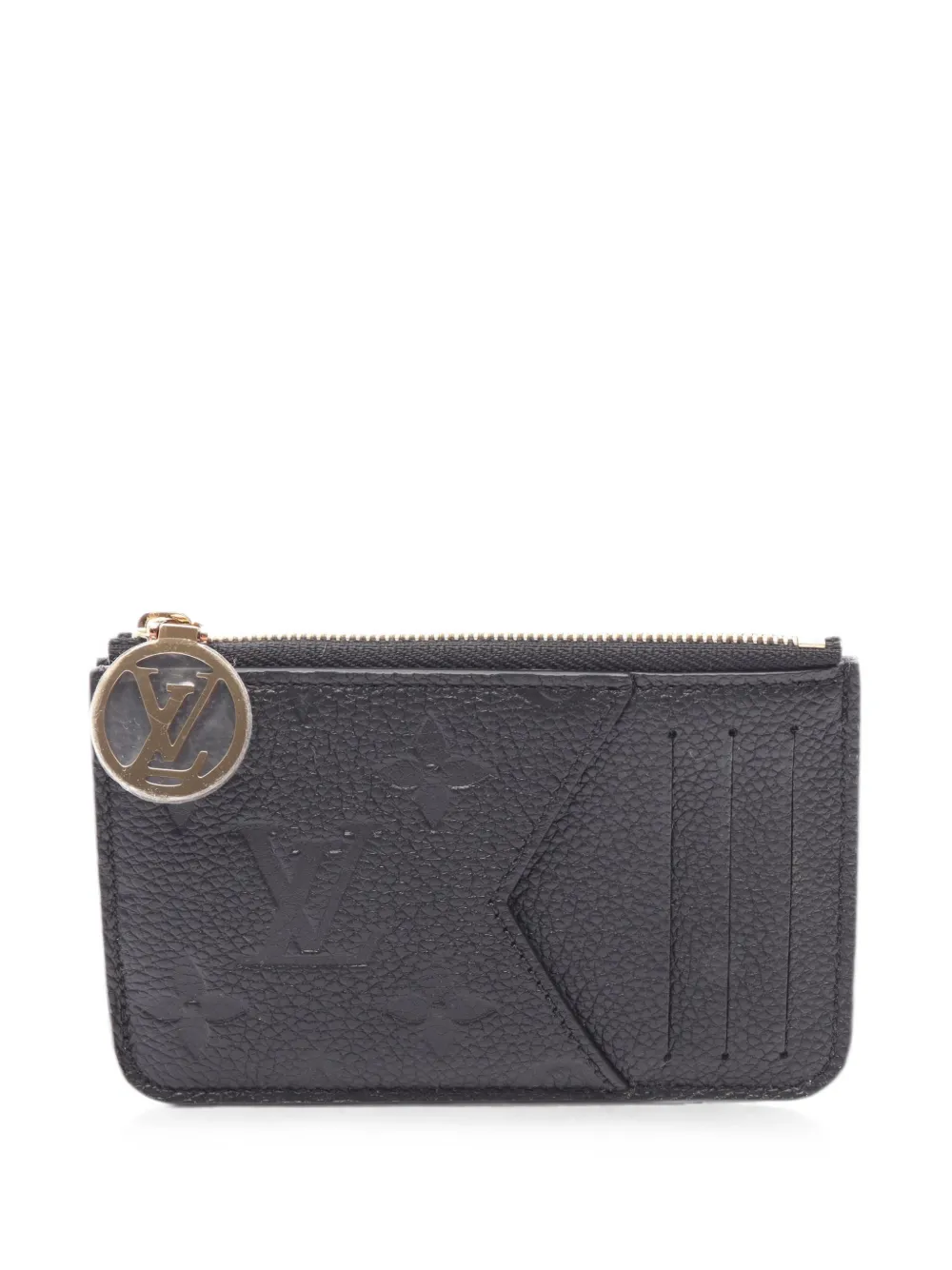Louis Vuitton Pre-Owned Romy Monogram Empreinte leather card holder - Schwarz