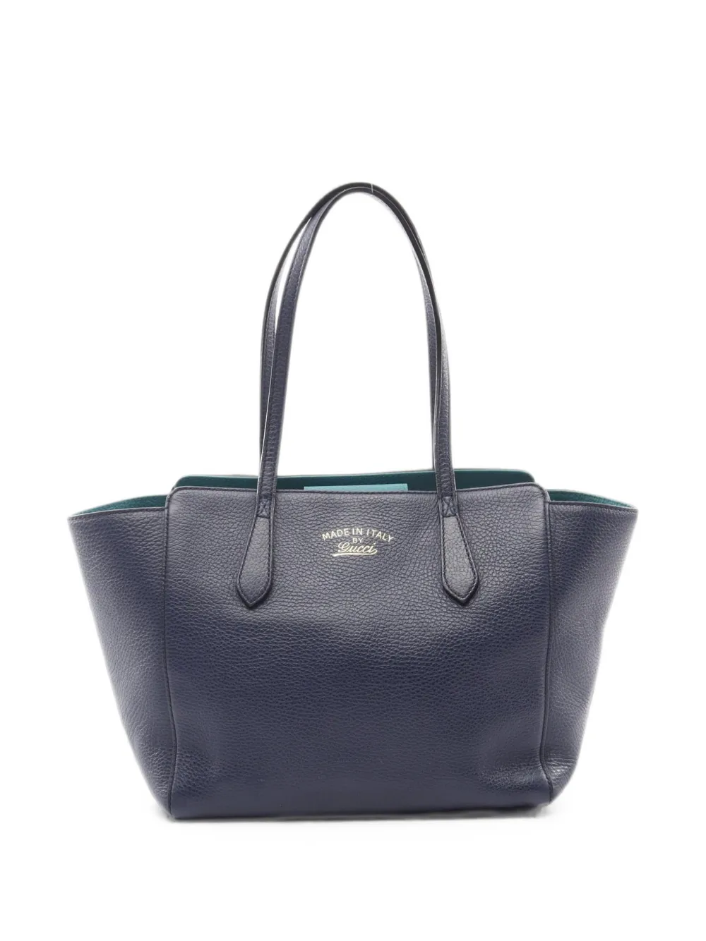 Gucci Pre-Owned 2000s Swing leather tote bag - Blu