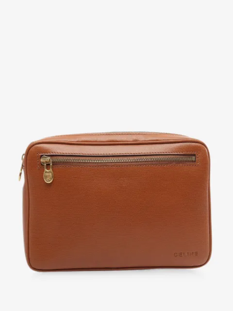 Celine Pre-Owned 2000s lizard-effect clutch bag
