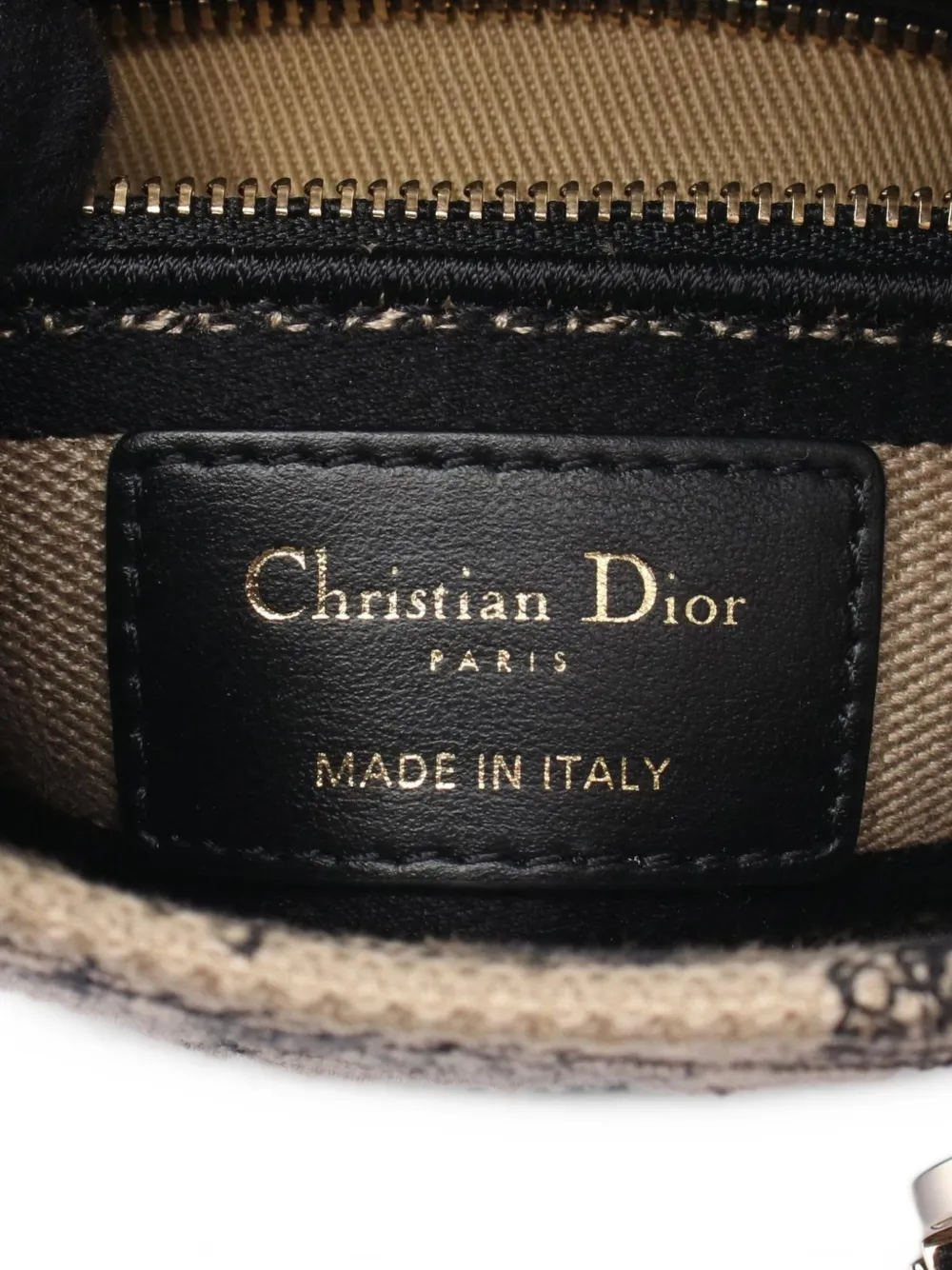 Dior Pre-owned 2000s Mini Lady D-lite Two-way Handbag in Neutrals, view 5