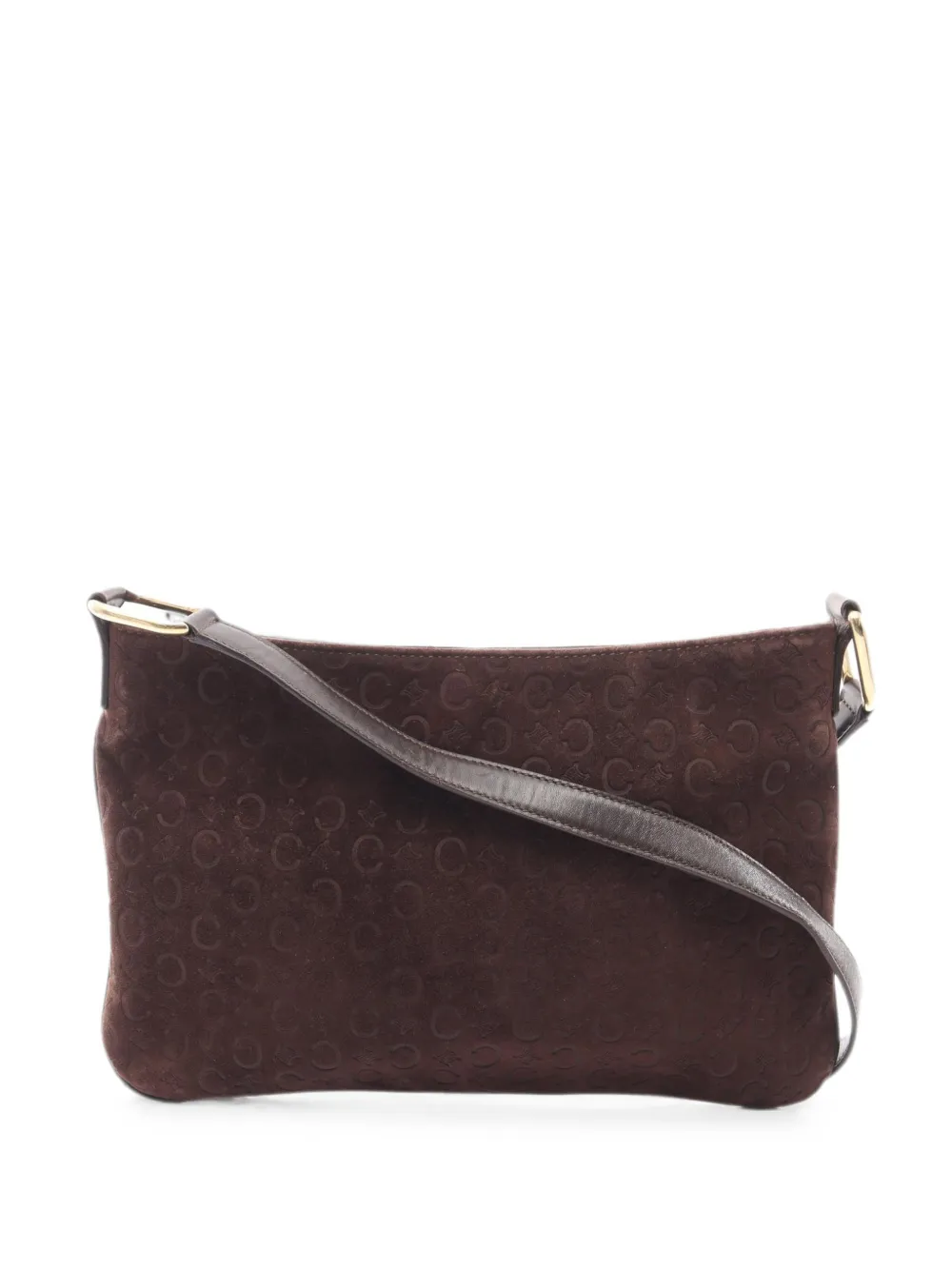 Celine Pre-Owned 2000s C Blazon Schultertasche - Braun