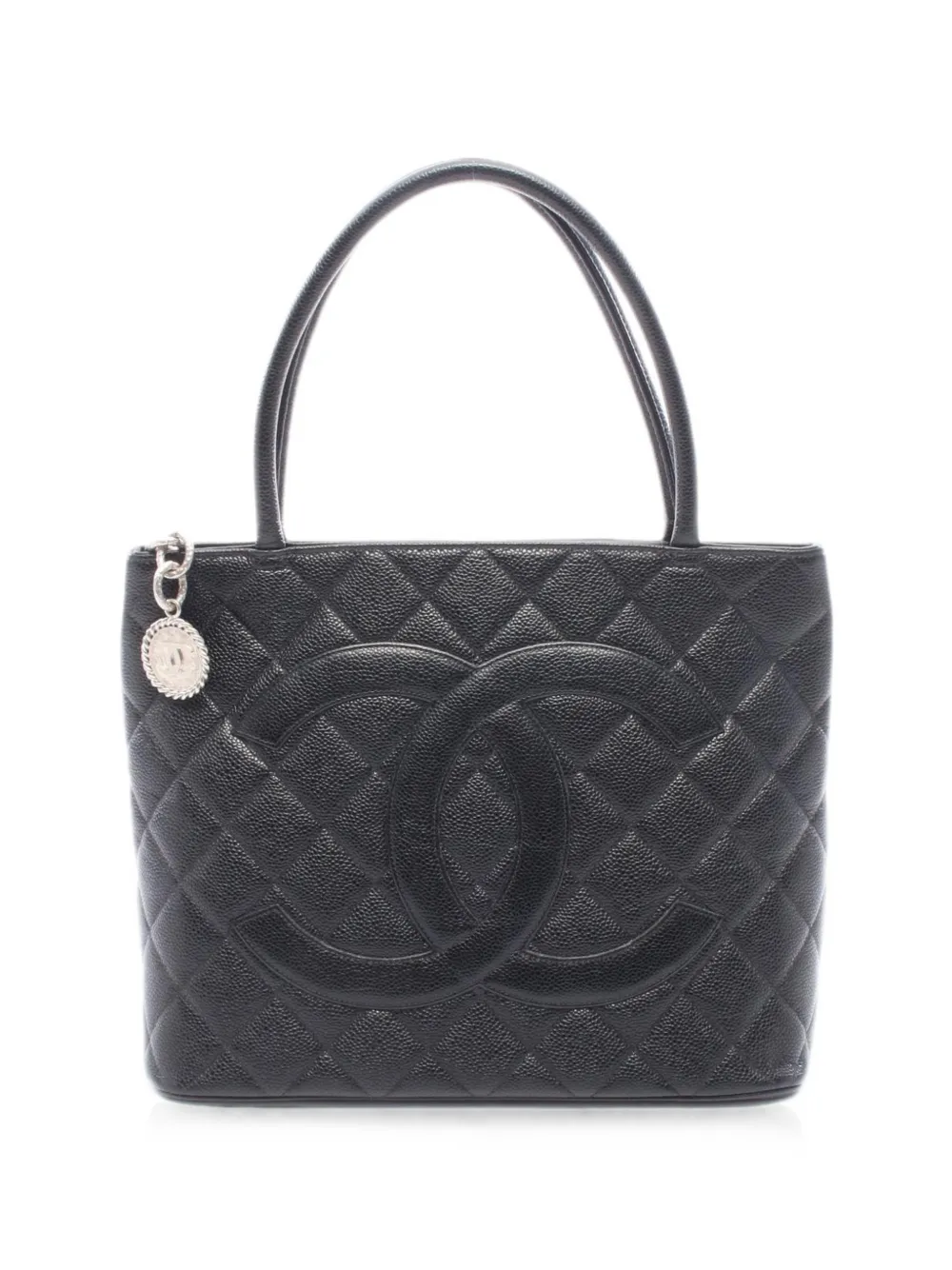 CHANEL Pre-Owned 2000-2002 quilted tote bag - Nero