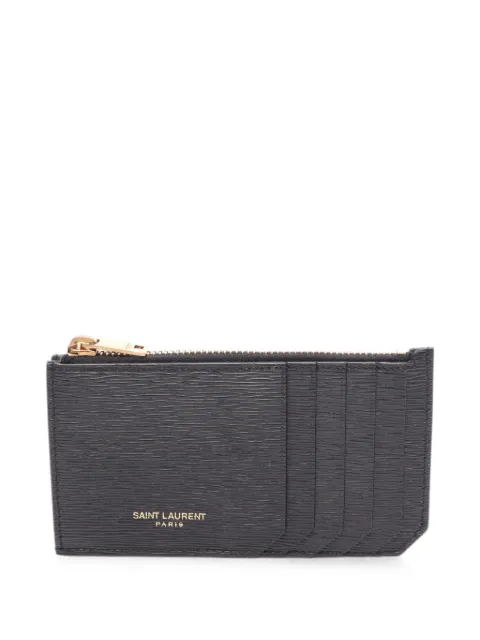 Saint Laurent Pre-Owned 2020s Fragment zip-pouch card case