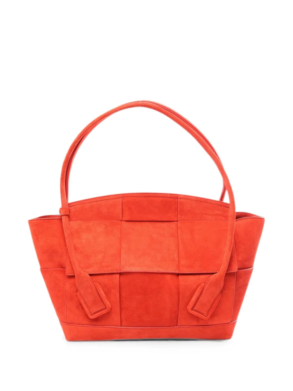 Bottega Veneta Pre-Owned 2010s Large Arco maxi intrecciato tote bag - Orange
