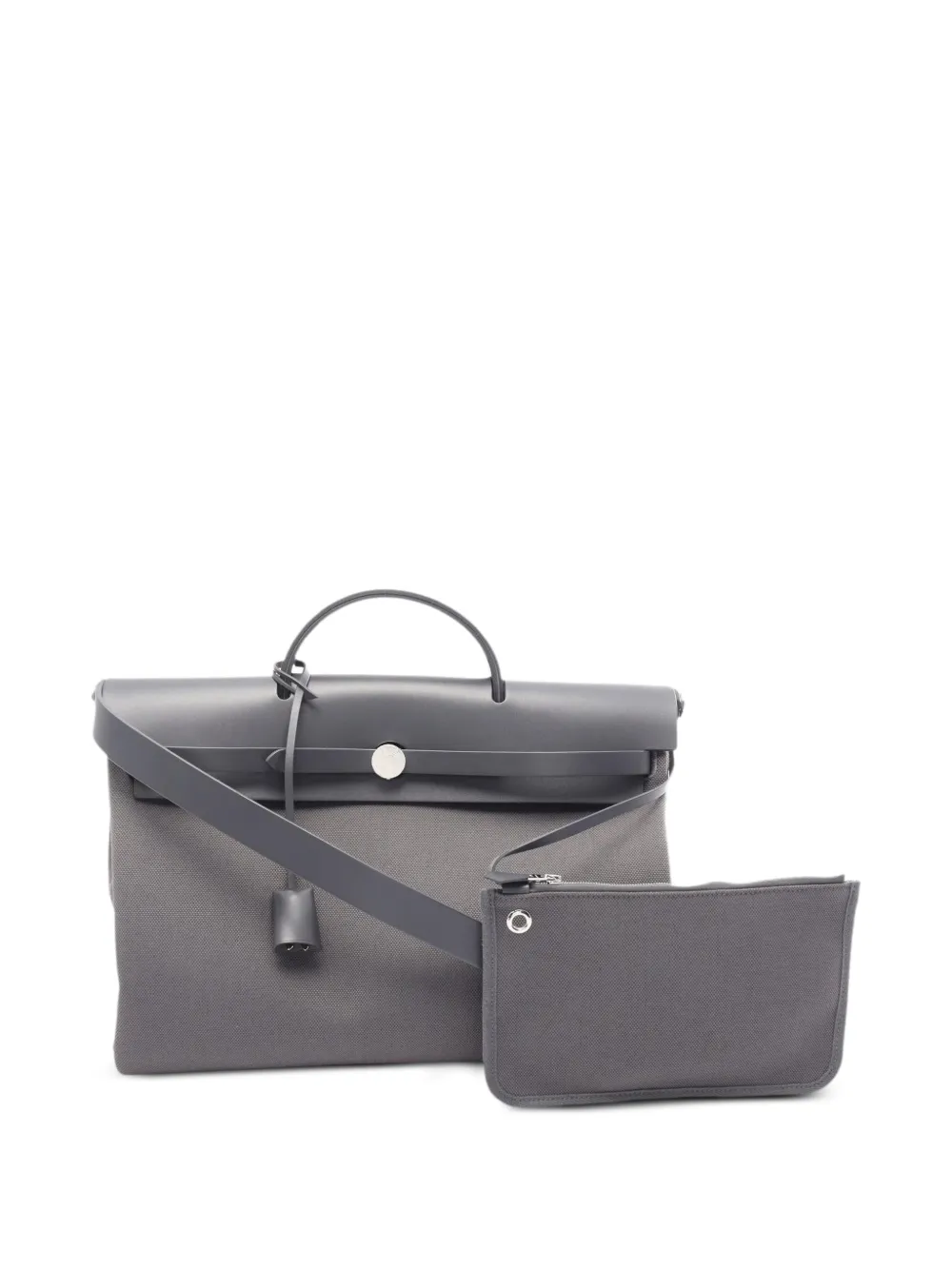 Hermès Pre-Owned 2025 Large Herbag Zip messenger bag - Grau