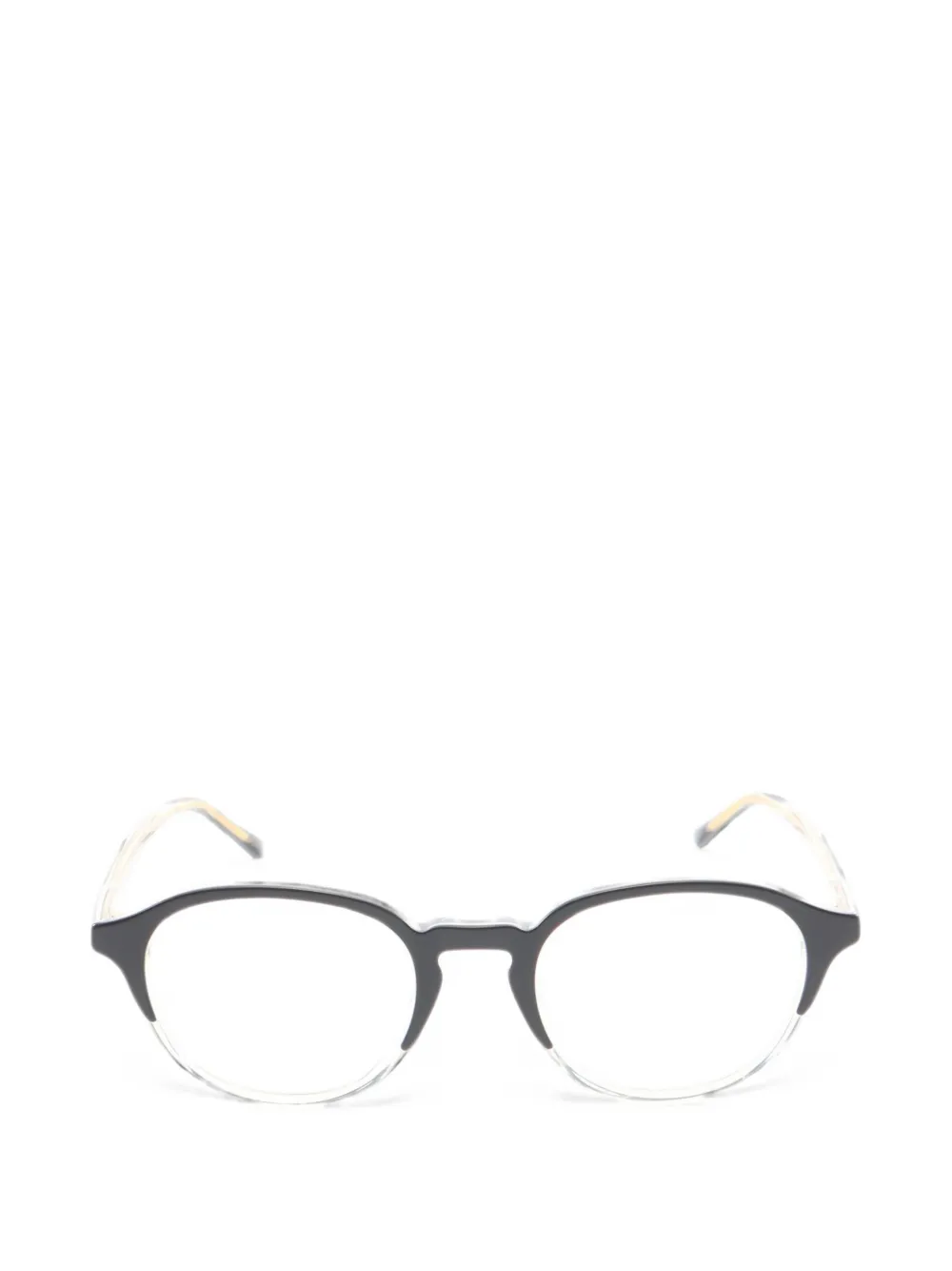 Gucci Pre-Owned round-frame glasses - Nero