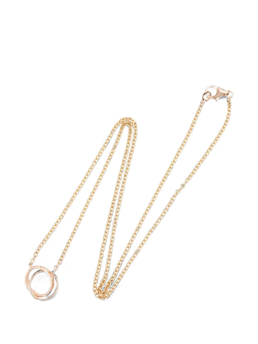 Cartier 2010s Love interlocking-rings necklace - Oro