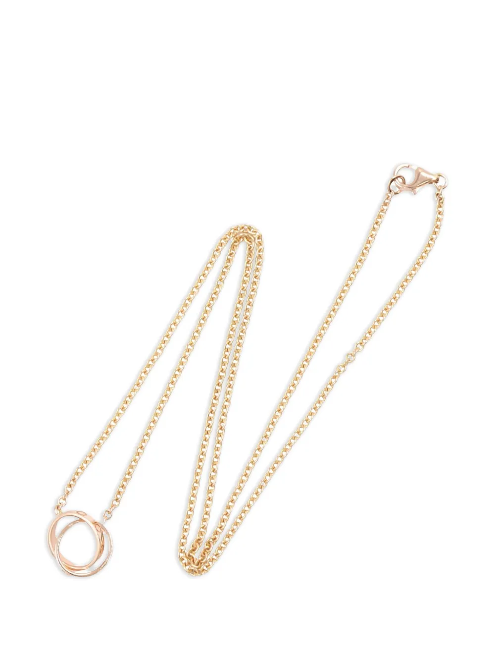 Cartier 2010s Love interlocking-rings necklace - Gold