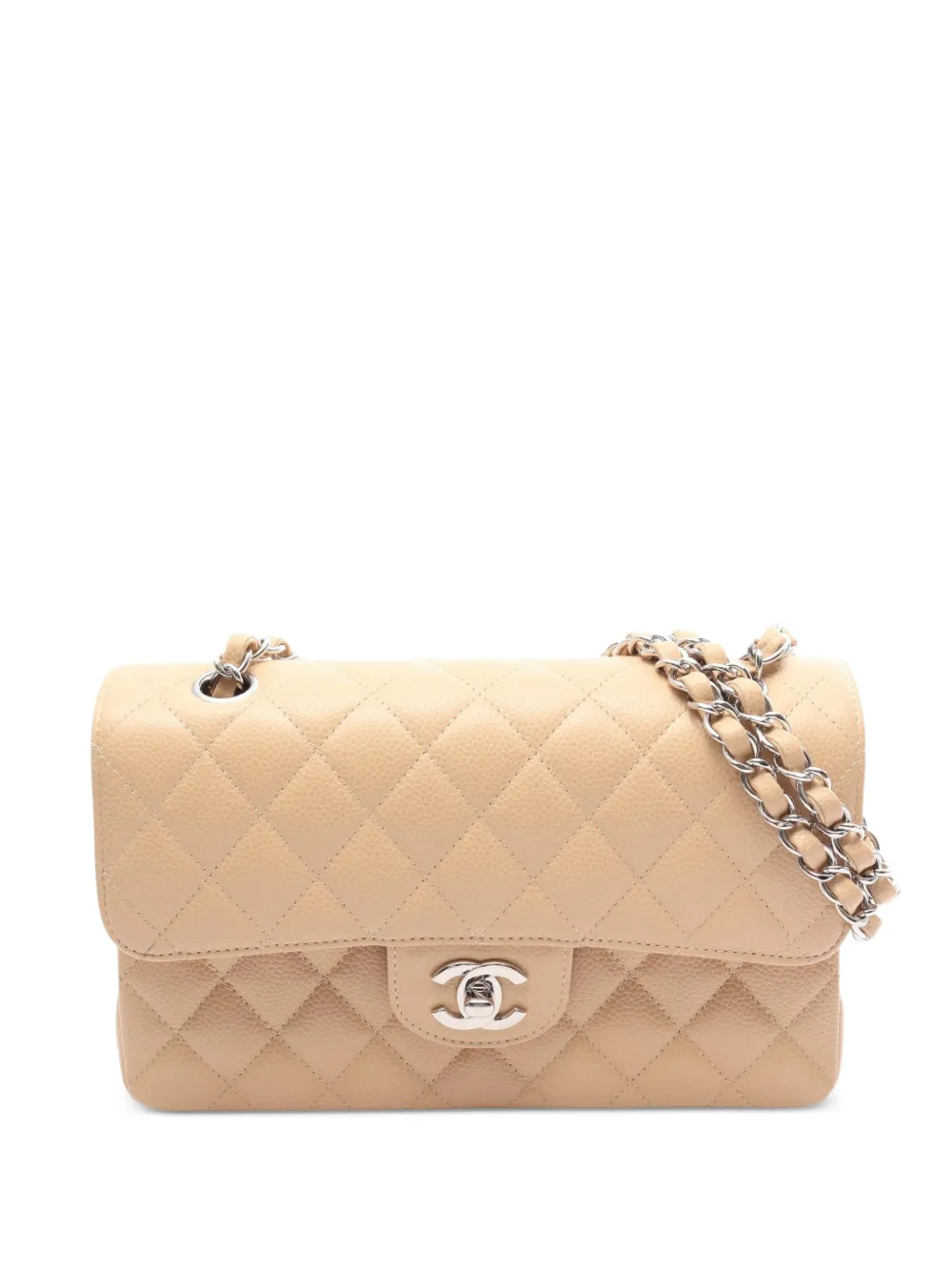 CHANEL Pre-Owned Borsa a spalla Double Flap 2021 - Toni neutri