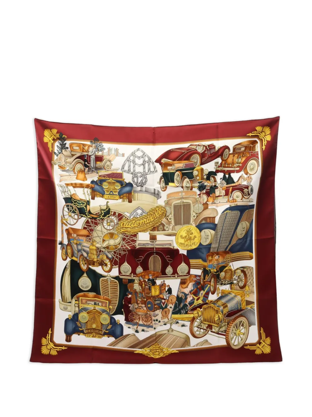 Hermès Pre-Owned 2010 Schal mit grafischem Print - Rot