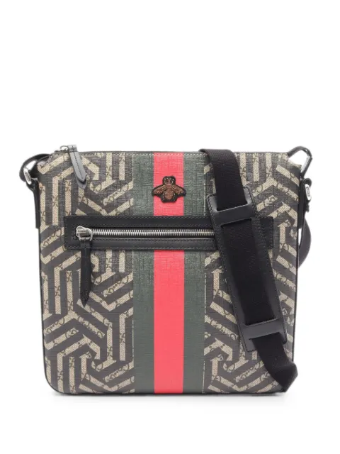 Gucci Pre-Owned Medium GG Kaleido 蜜蜂图案单肩包(2010年代典藏款)