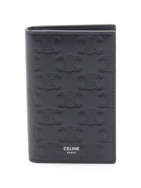 Celine Pre-Owned 2020s Triomphe embossed card case