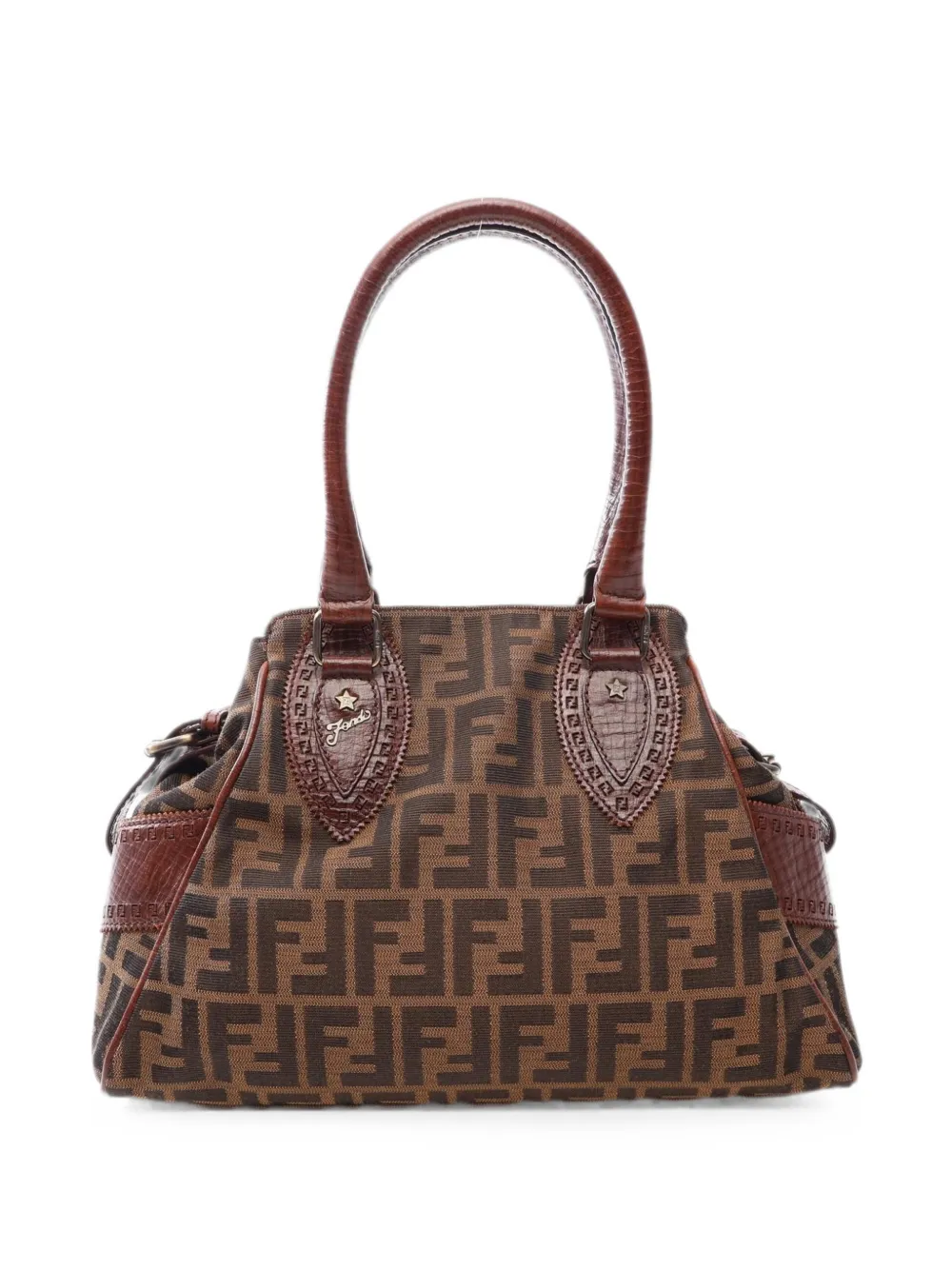 Fendi Pre-Owned Borsa tote Etnico con motivo Zucca anni 2000 - Marrone
