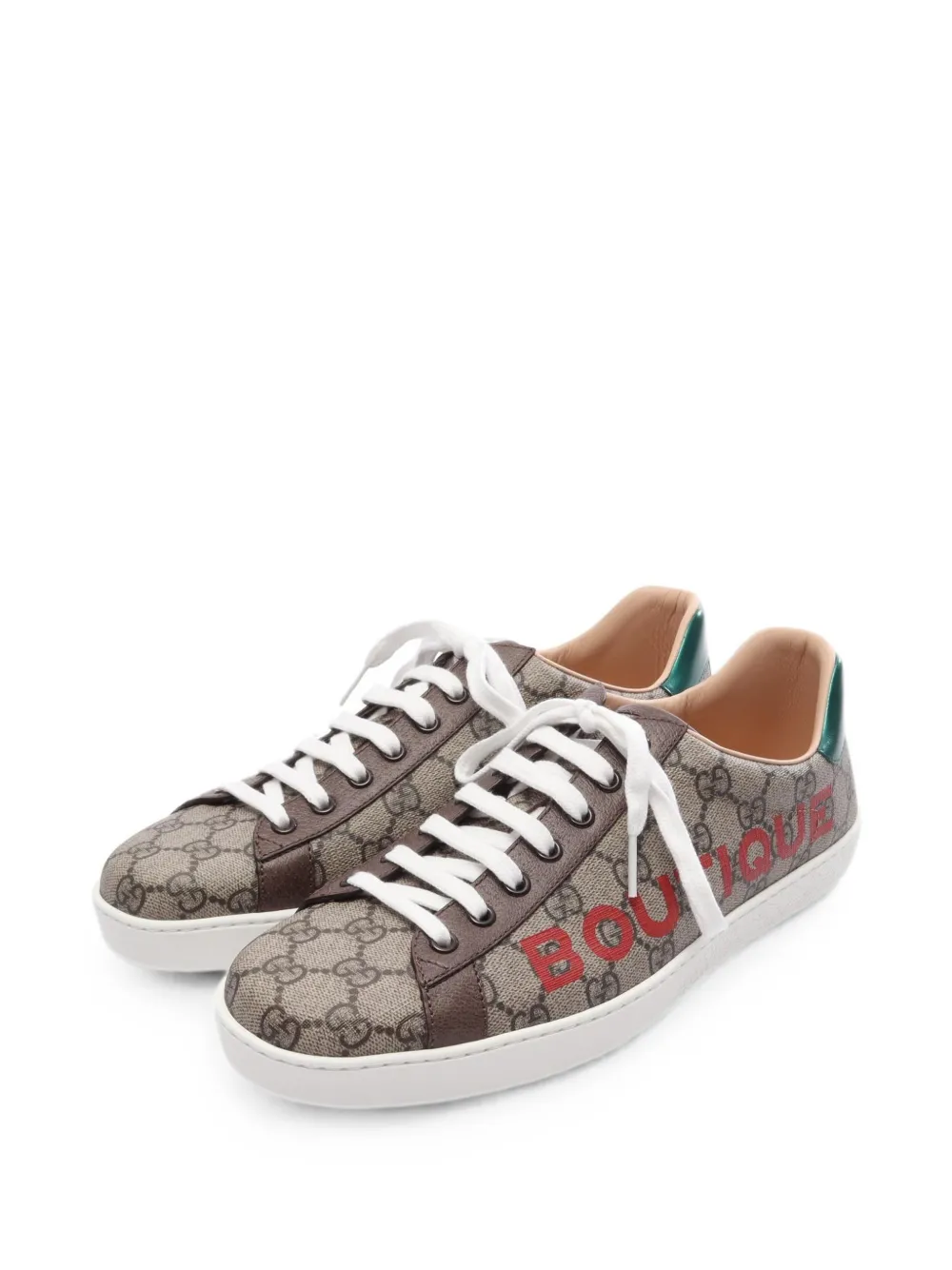 Gucci Pre-Owned 2020 GG Supreme Boutique sneakers - Nude