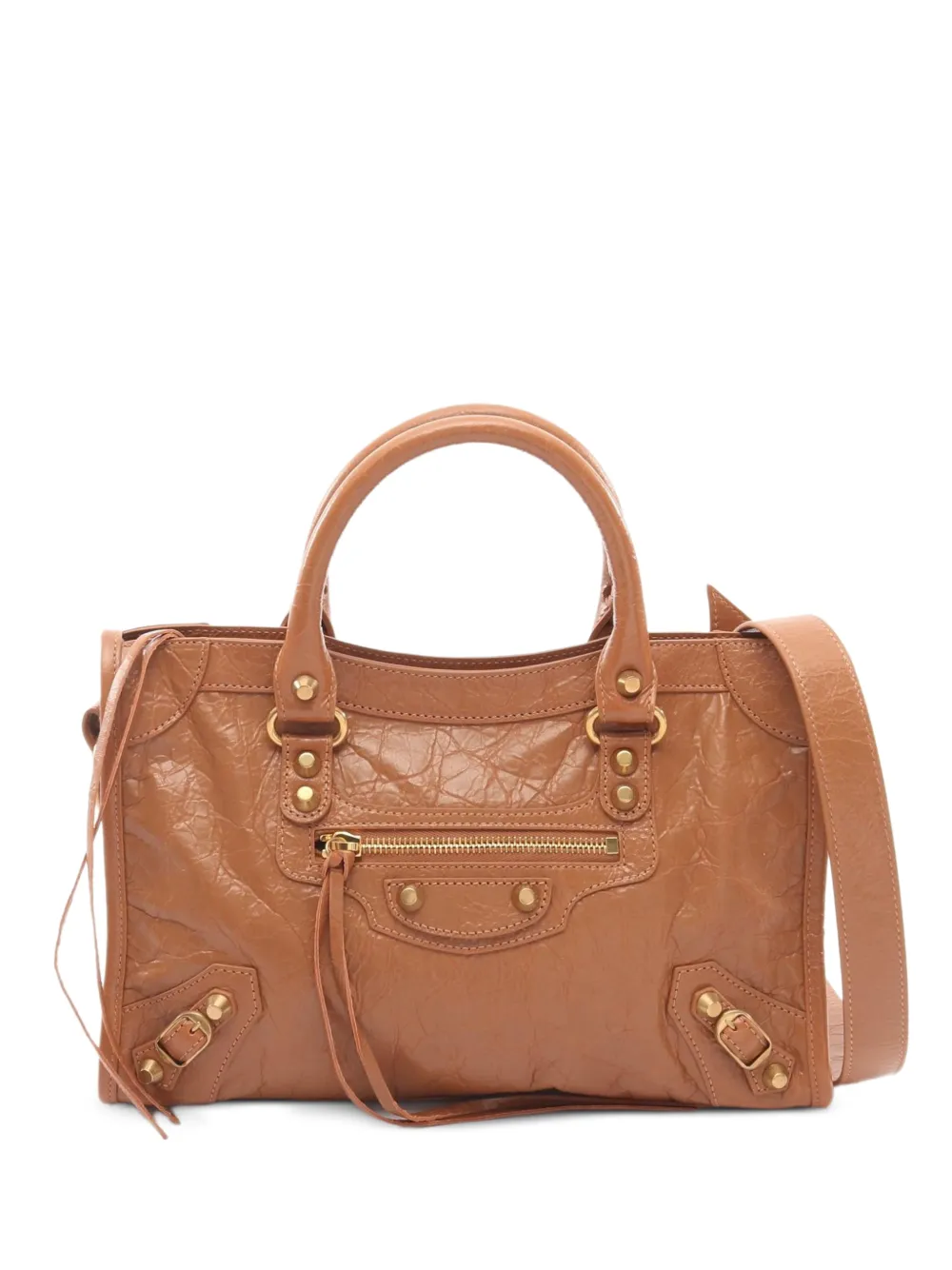 Balenciaga Pre-Owned 2020s Large City leather handbag - Nude
