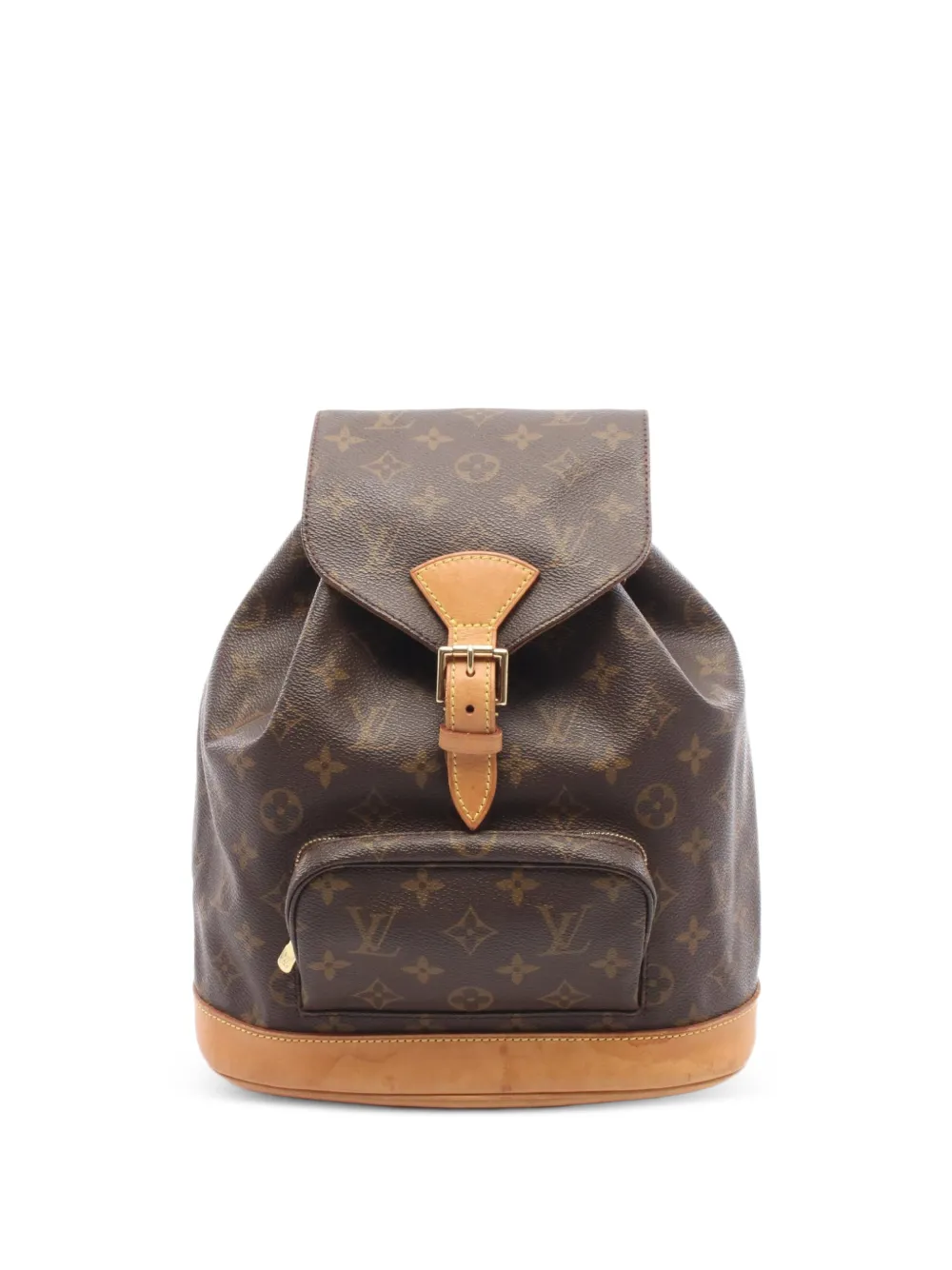Louis Vuitton Pre-Owned 2000 mini Montsouris monogram-pattern backpack - Braun