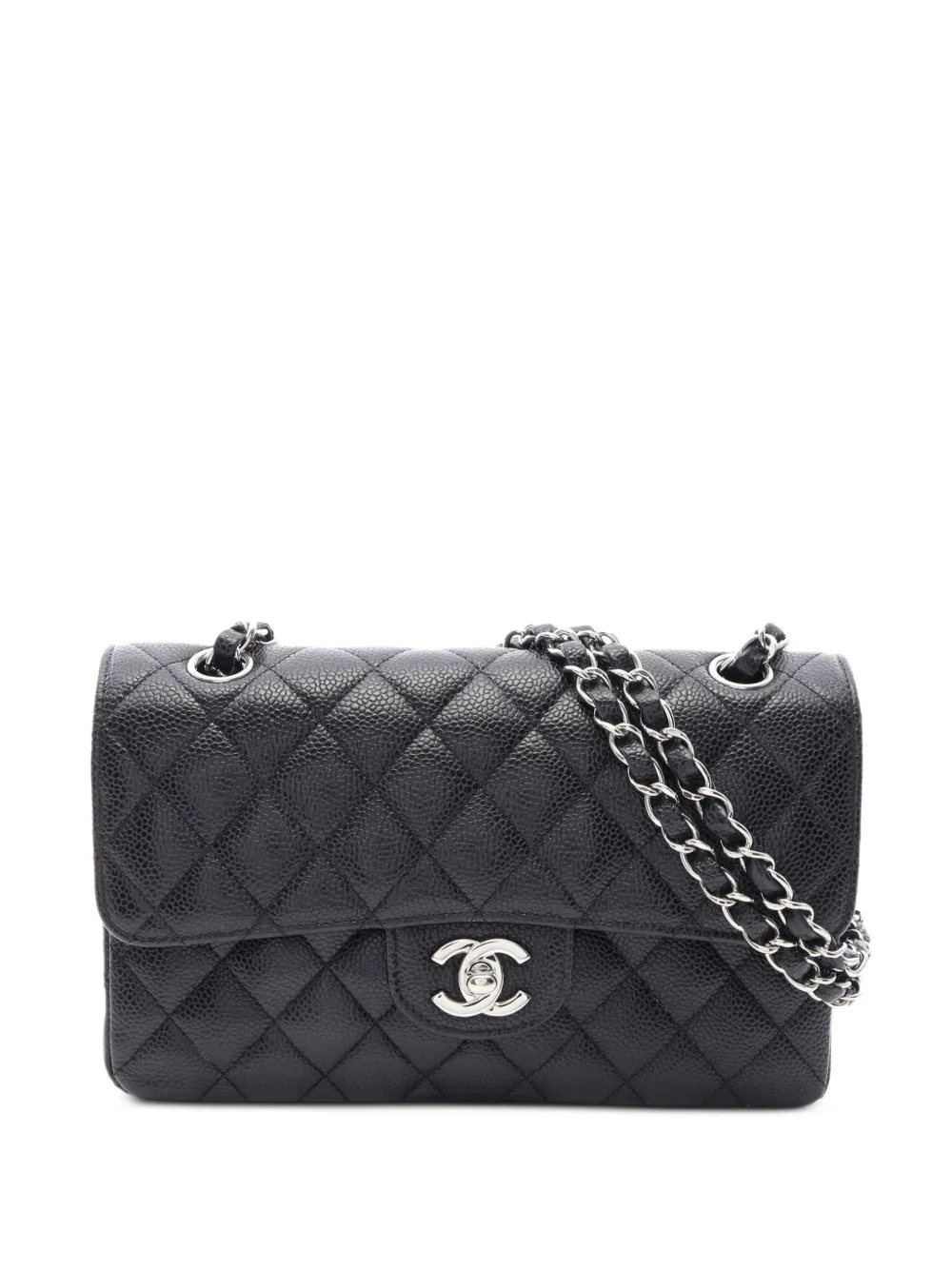 CHANEL Pre-Owned 2006-2008 Matelassé Double Flap shoulder bag - Black