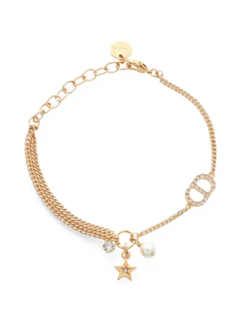 Christian Dior Pre-Owned pulsera Petit CD con estrella 2020