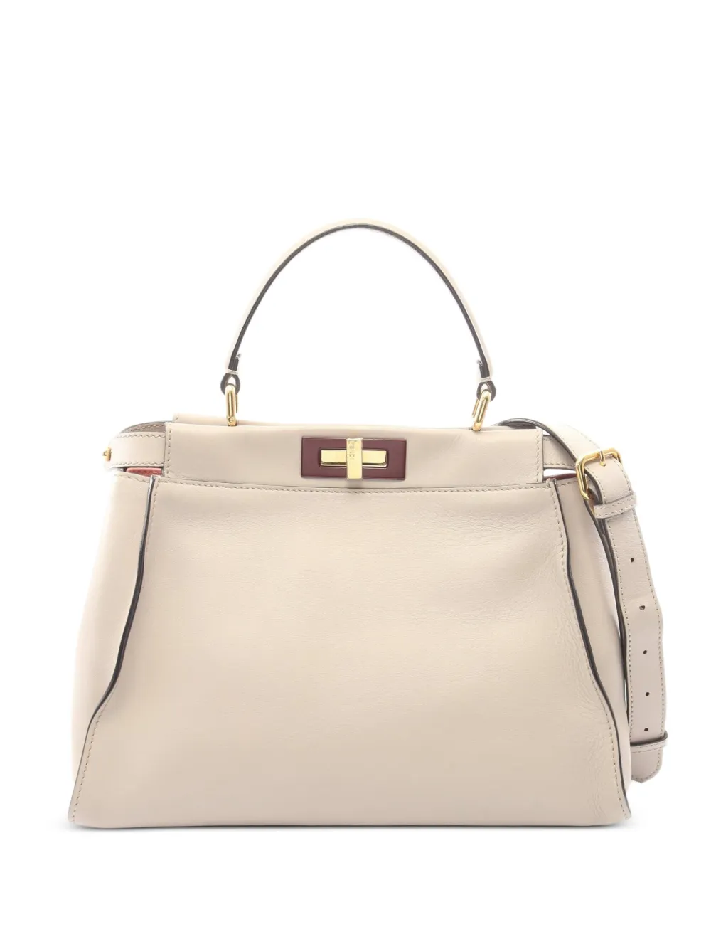 Fendi Pre-Owned 2000 Peekaboo Handtasche - Nude