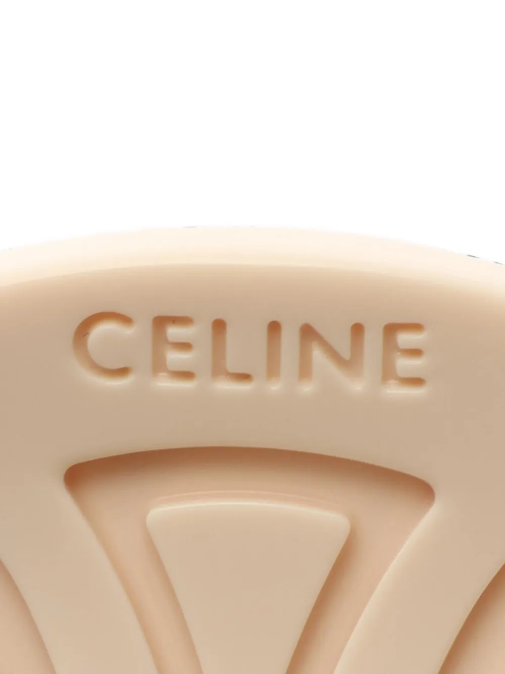 Celine Pre-owned 2020s Triomphe Hair Claw in Neutrals, view 4
