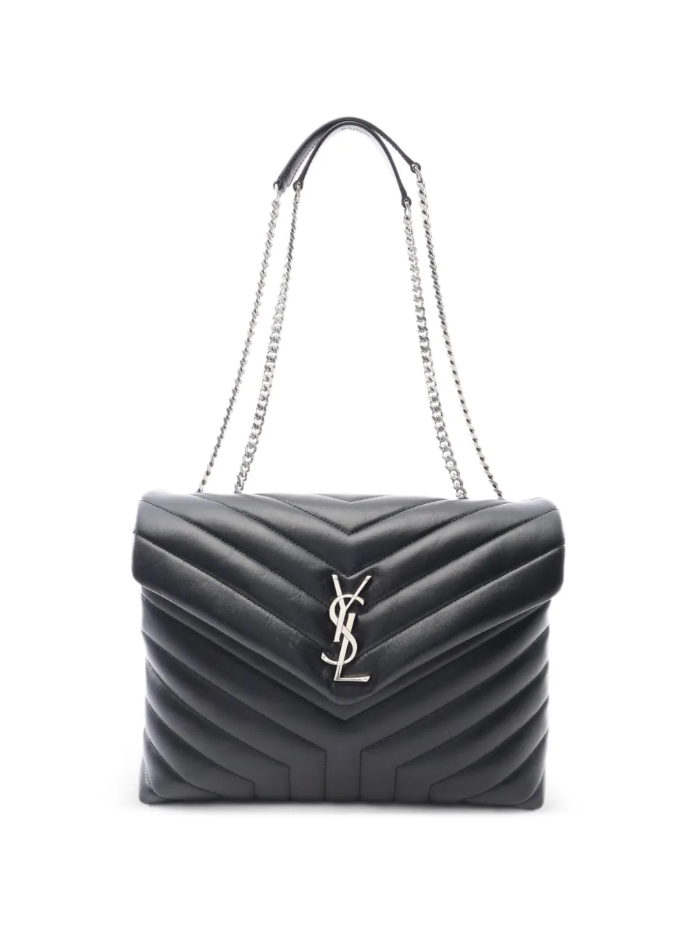 Saint Laurent Pre-Owned 2010s mittelgroße C Schultertasche - Schwarz