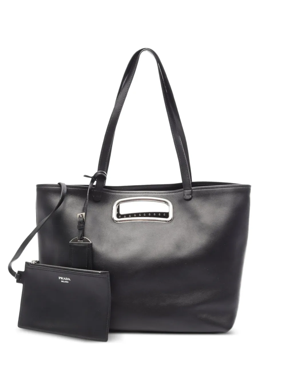 Prada Pre-Owned 2010s leather tote bag - Black