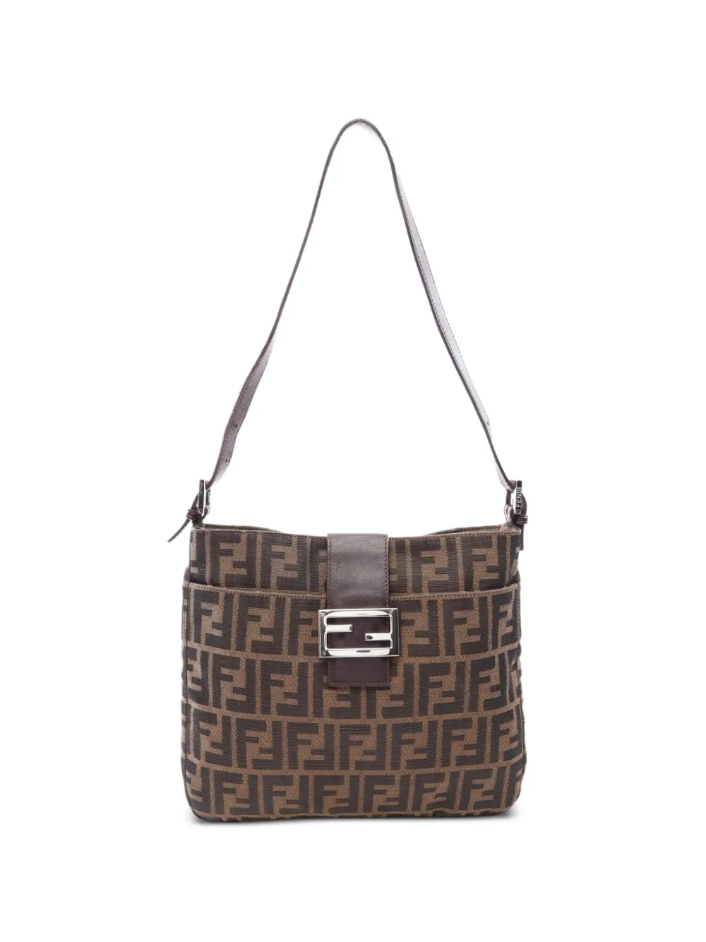 Fendi Pre-Owned 2000s Zucca shoulder bag - Brown