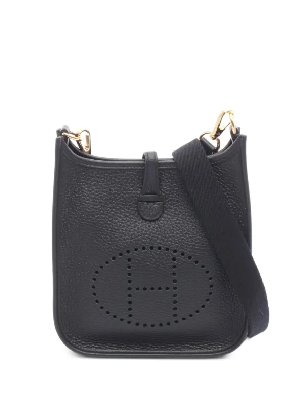 Hermès Pre-owned 2024 TPM Evelyne Shoulder Bag in Black