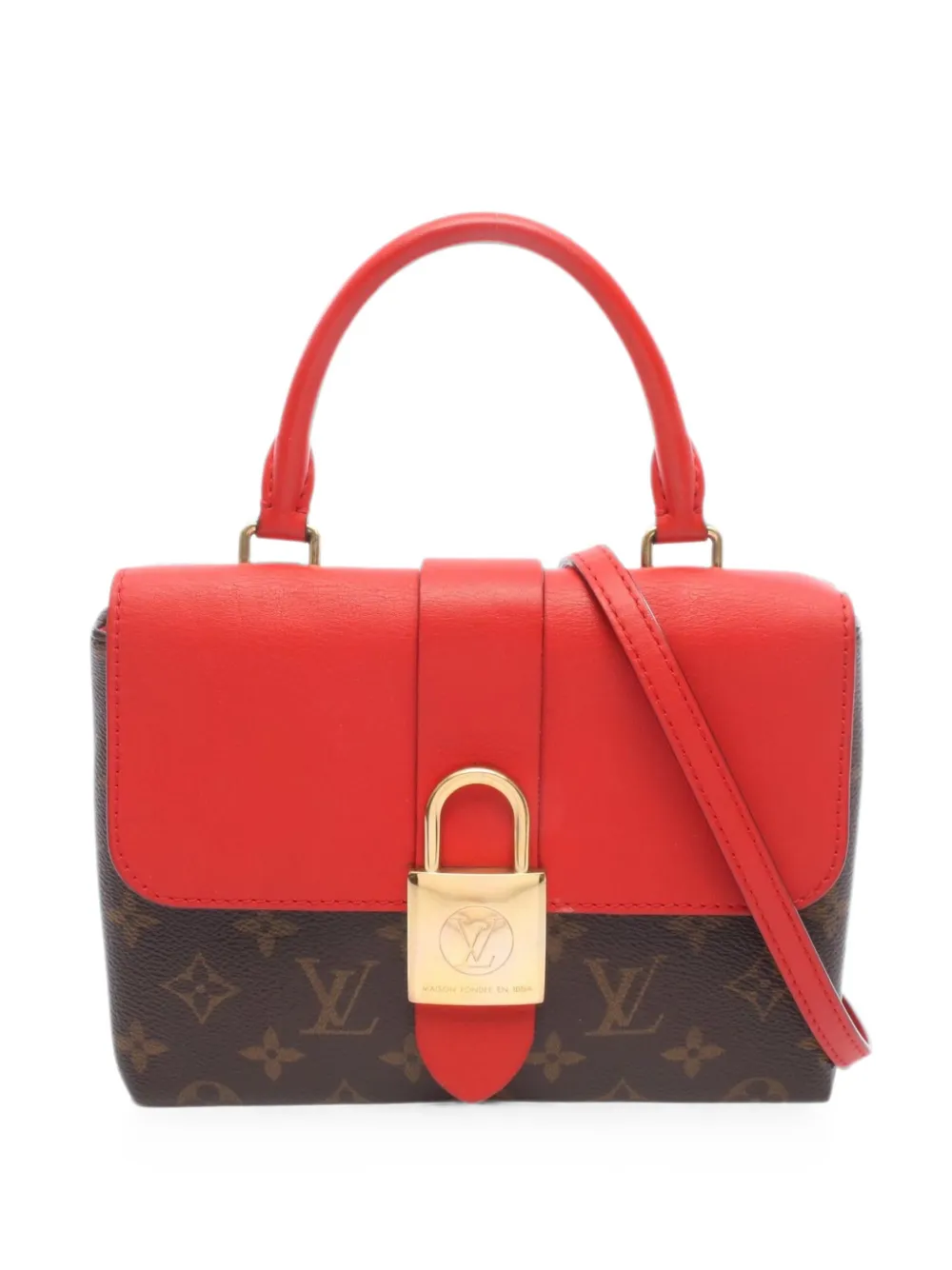 Louis Vuitton Pre-Owned 2019 BB Rocky monogram-pattern tote bag - Marrone