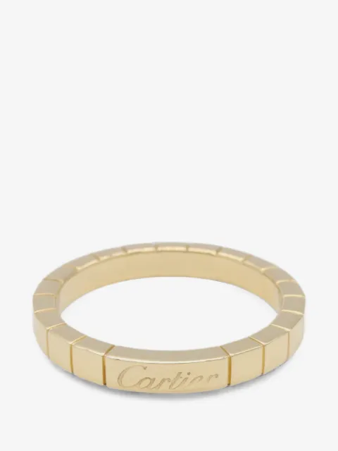 Cartier 2010s engraved-logo ring