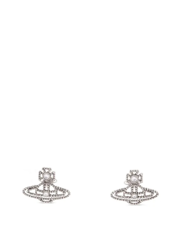 Vivienne Westwood Pre-owned 2020s Coretta Orb Earrings in Silver