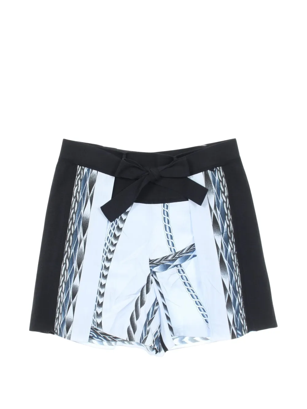 Hermès Pre-Owned 2010s rope-print shorts - Blau