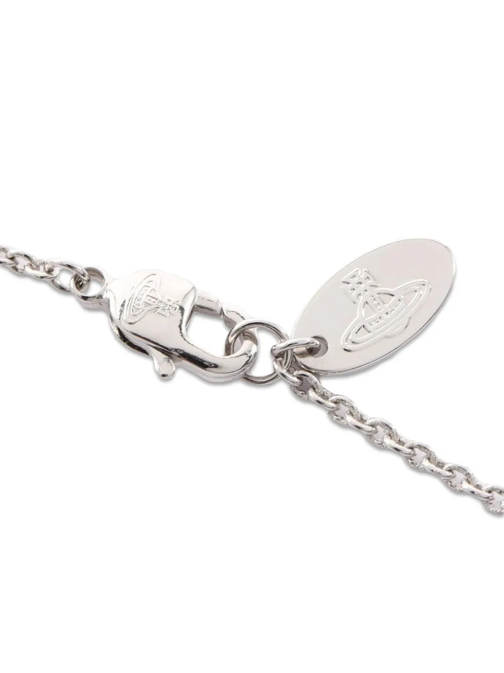 Vivienne Westwood Pre-owned 2020s Carmela Orb Pendant Necklace in Silver, view 4